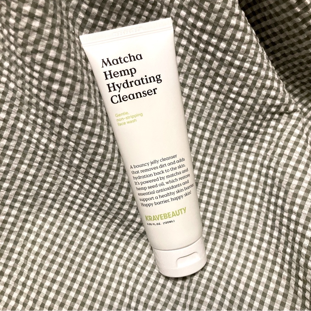 Matcha Hemp Hydrating Cleanser by KraveBeauty 4.05 fl oz